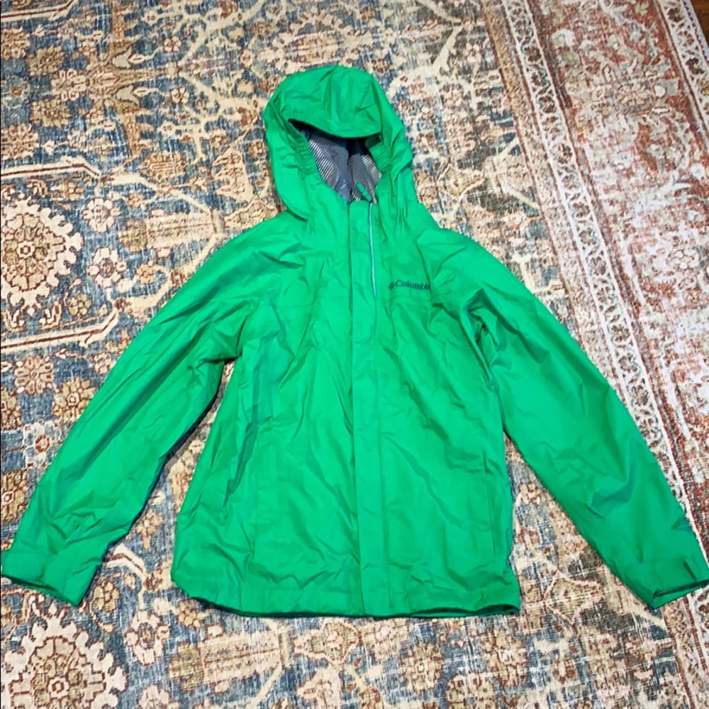 Kids Columbia rain jacket, size small